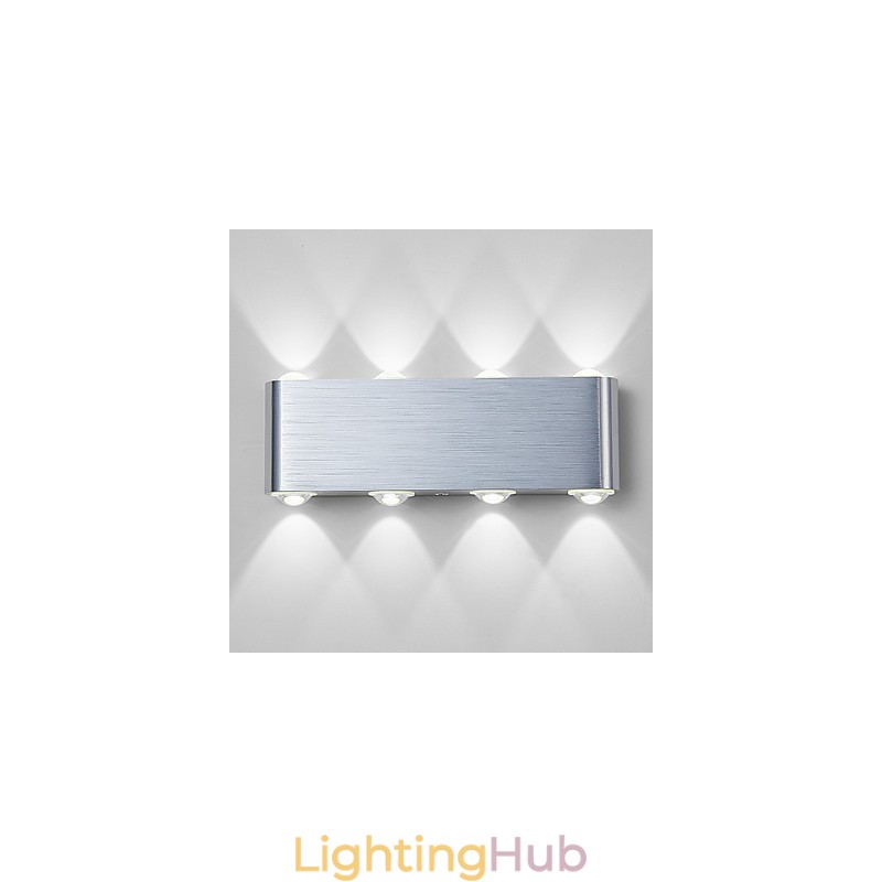 Modern Light Aluminum Flush Mount Wall Lamp Integrated