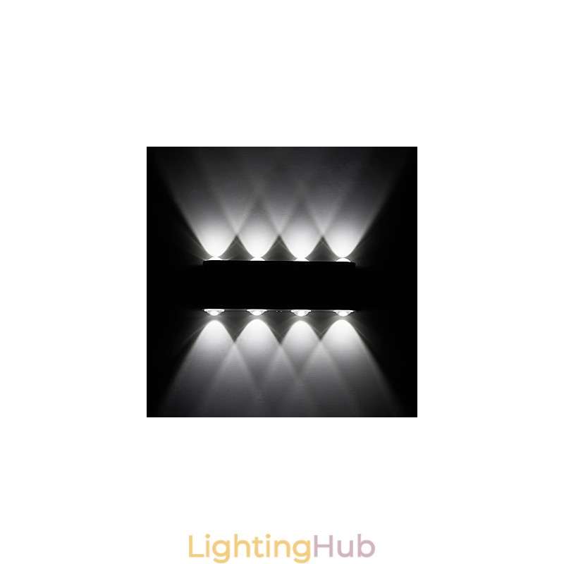 Modern Light Aluminum Flush Mount Wall Lamp Integrated