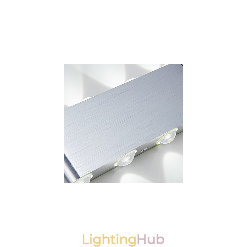 Modern Light Aluminum Flush Mount Wall Lamp Integrated