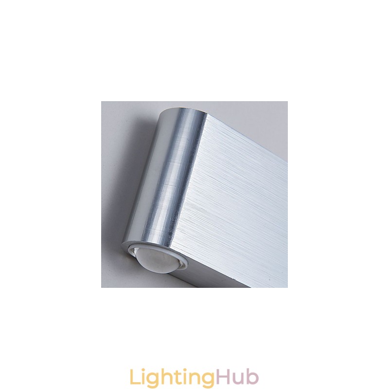 Modern Light Aluminum Flush Mount Wall Lamp Integrated