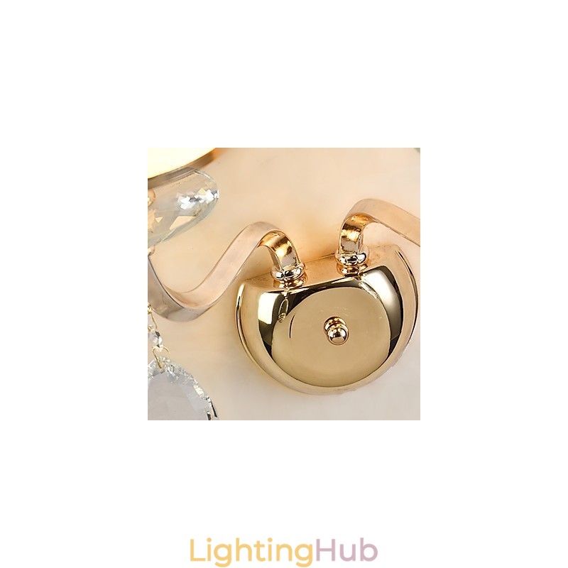 Modern Contemporary Electroplated Feature for Crystal Ambient Light Wall Sconces Wall Light