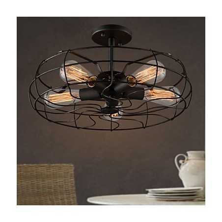 The American Country Industrial Designer Lamp Personalized Lamp European Retro Fan Ceiling Lamps