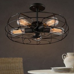 The American Country Industrial Designer Lamp Personalized Lamp European Retro Fan Ceiling Lamps