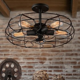 The American Country Industrial Designer Lamp Personalized Lamp European Retro Fan Ceiling Lamps