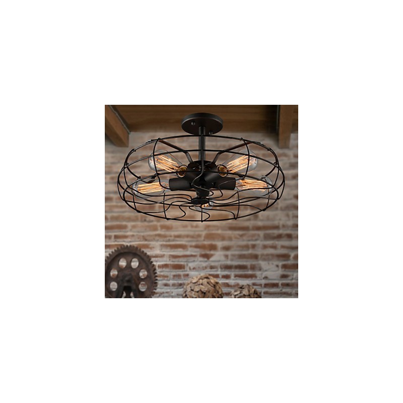 The American Country Industrial Designer Lamp Personalized Lamp European Retro Fan Ceiling Lamps