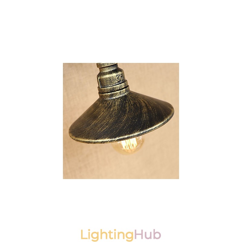 Rustic Lodge Country Retro Painting Feature for Mini Style Ambient Light Wall Sconces Wall