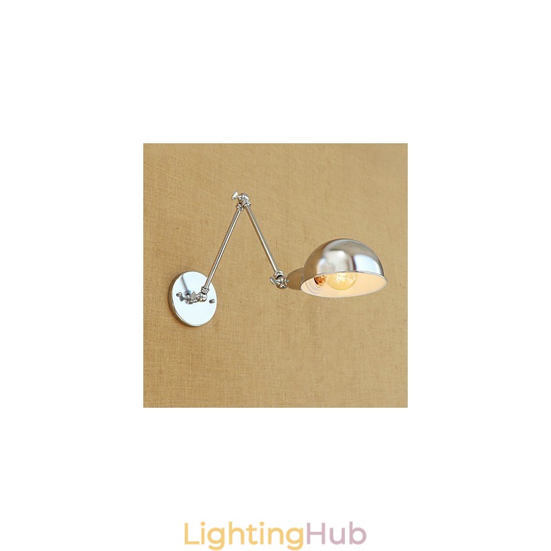 Modern Contemporary Retro Electroplated Feature for Swing Arm Eye Protection Ambient Light