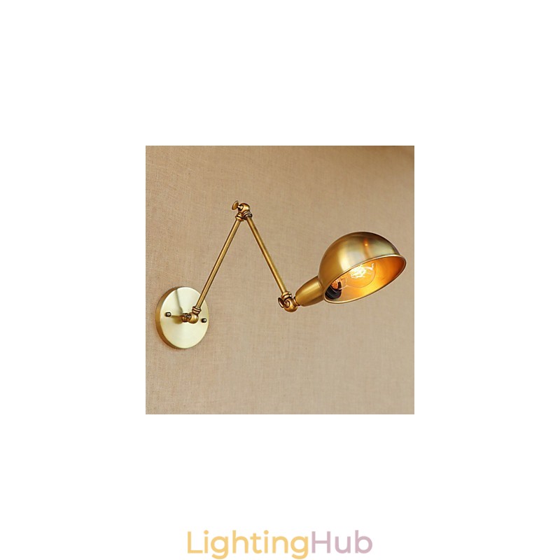 Modern Contemporary Retro Electroplated Feature for Swing Arm Eye Protection Ambient Light