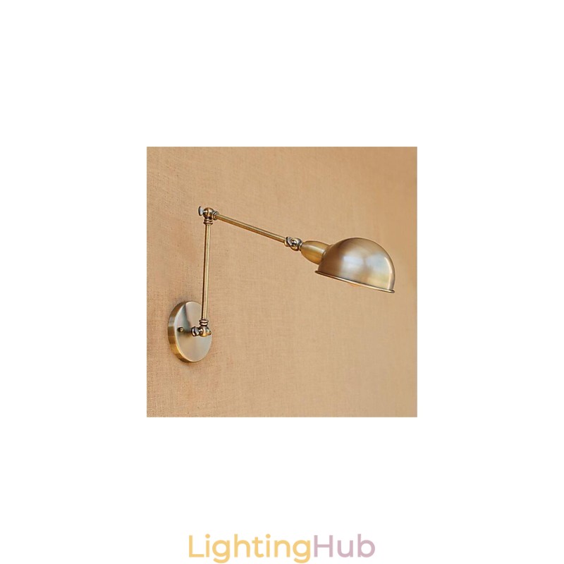 Modern Contemporary Retro Electroplated Feature for Swing Arm Eye Protection Ambient Light