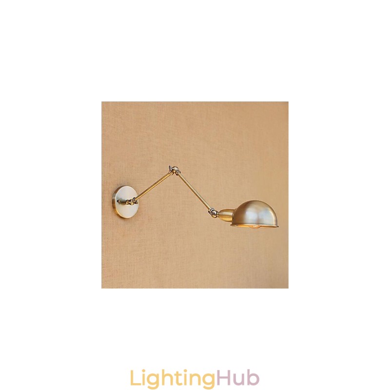 Modern Contemporary Retro Electroplated Feature for Swing Arm Eye Protection Ambient Light