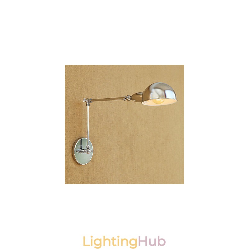 Modern Contemporary Retro Electroplated Feature for Swing Arm Eye Protection Ambient Light