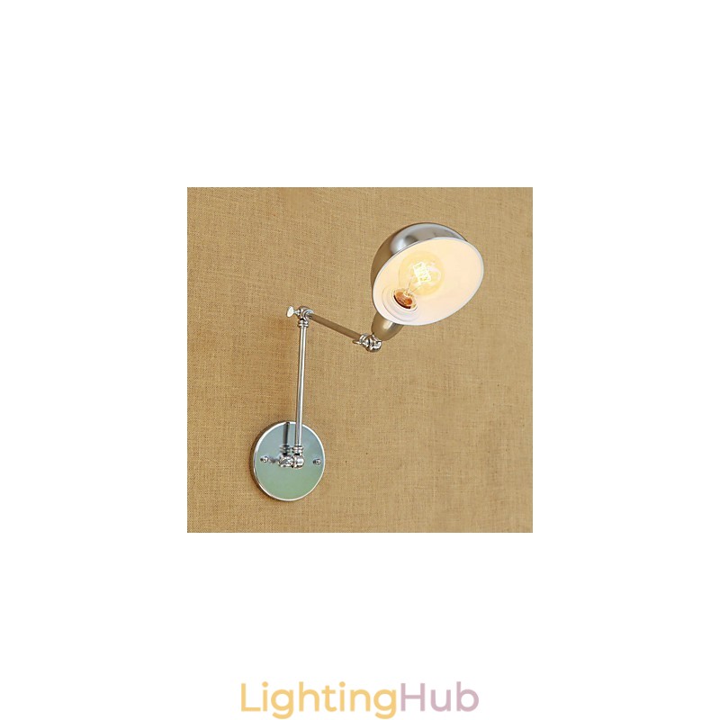 Modern Contemporary Retro Electroplated Feature for Swing Arm Eye Protection Ambient Light