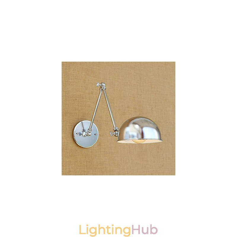 Modern Contemporary Retro Electroplated Feature for Swing Arm Eye Protection Ambient Light