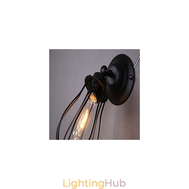Traditional Classic Rustic Lodge Country Painting Feature for Swing Arm Ambient Light Wall Sconces Wall Light