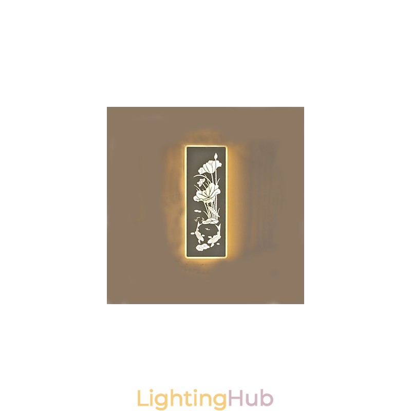 Integrated Modern Contemporary Modern Comtemporary Painting Feature for Ambient Light Wall Sconces