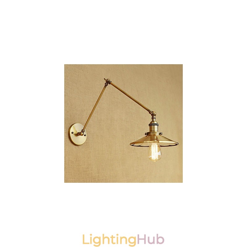 Rustic Lodge Country Retro Electroplated Feature for Mini Style Swing Arm Ambient Light