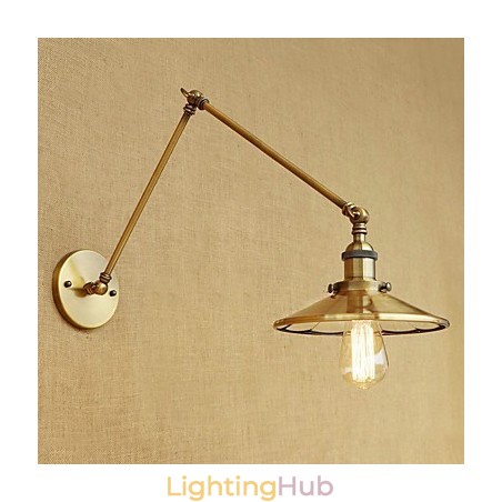 Rustic Lodge Country Retro Electroplated Feature for Mini Style Swing Arm Ambient Light