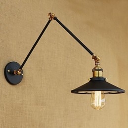 Rustic Lodge Country Retro Electroplated Feature for Mini Style Swing Arm Ambient Light