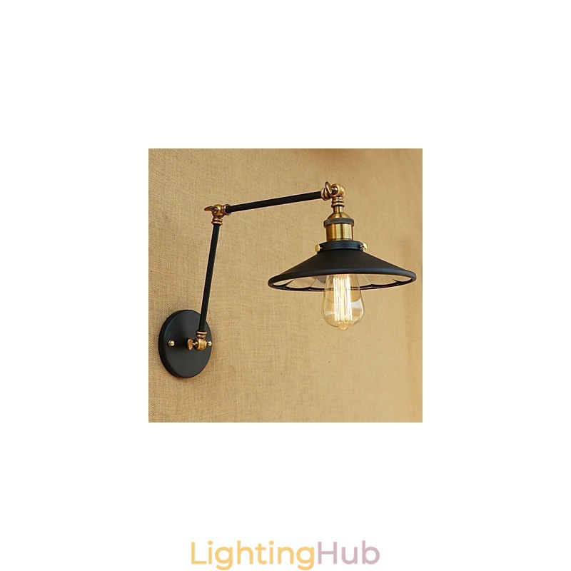 Rustic Lodge Country Retro Electroplated Feature for Mini Style Swing Arm Ambient Light