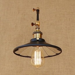 Rustic Lodge Country Retro Electroplated Feature for Mini Style Swing Arm Ambient Light