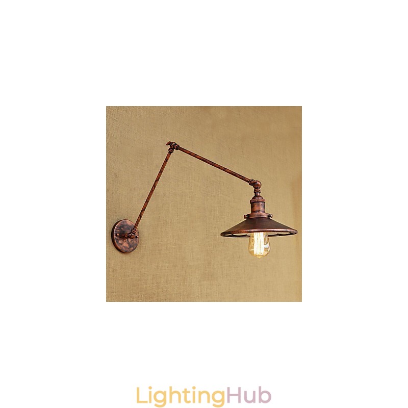 Rustic Lodge Country Retro Electroplated Feature for Mini Style Swing Arm Ambient Light