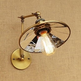 Rustic Lodge Country Retro Electroplated Feature for Mini Style Swing Arm Ambient Light