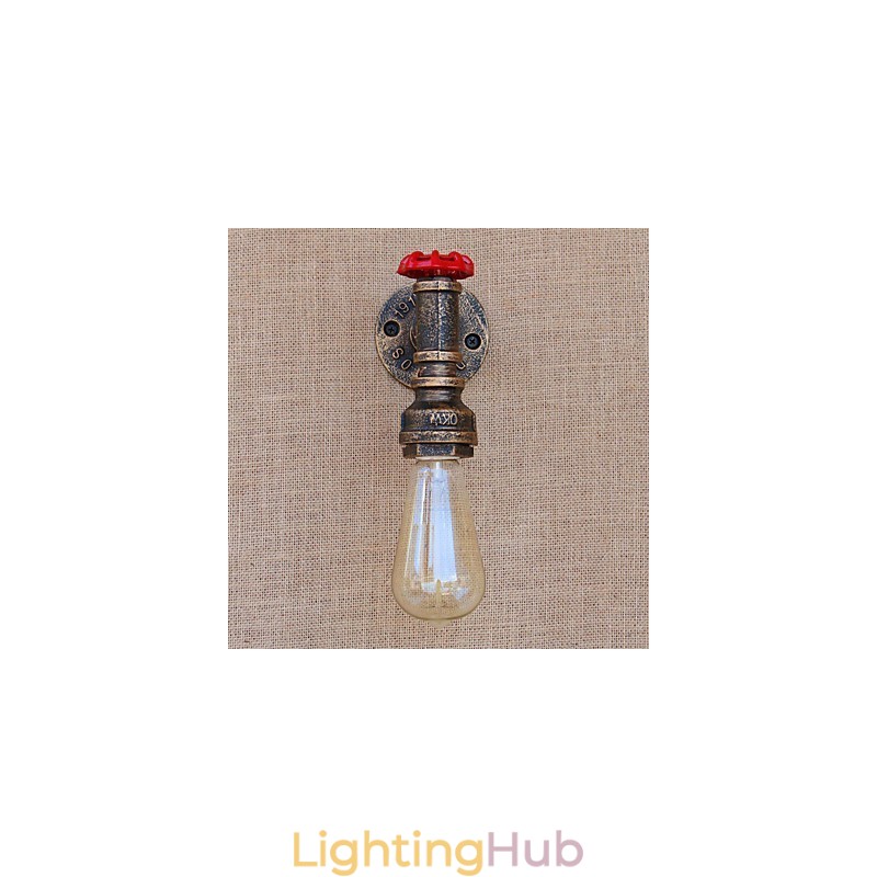 Country Retro Painting Feature for Mini Style Ambient Light Wall Sconces Wall Light