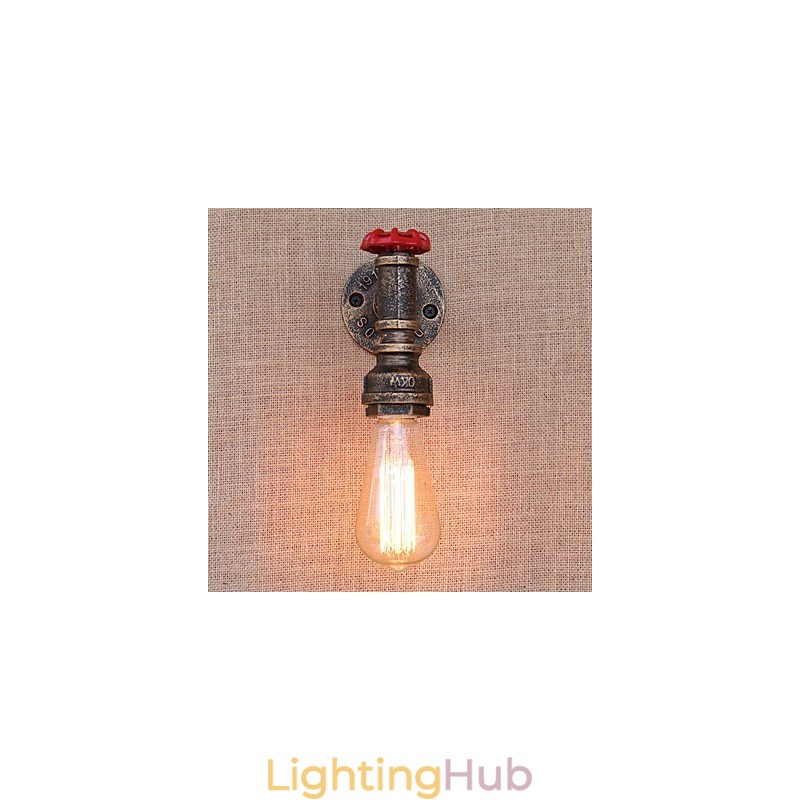 Country Retro Painting Feature for Mini Style Ambient Light Wall Sconces Wall Light