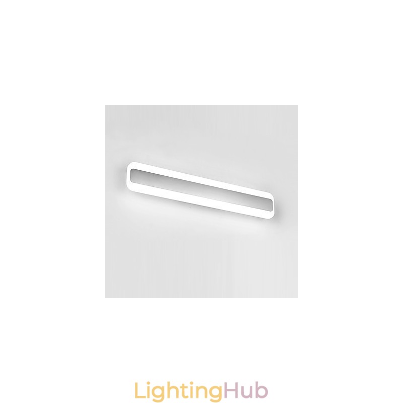 Integrated Modern Contemporary Chrome Feature for Ambient Light Bathroom Lighting Wall Light