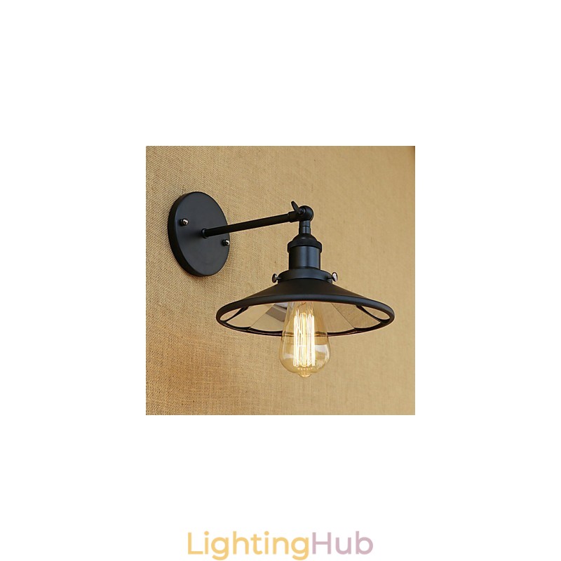 Country Retro Painting Feature for Mini Style Ambient Light Wall Sconces Wall Light