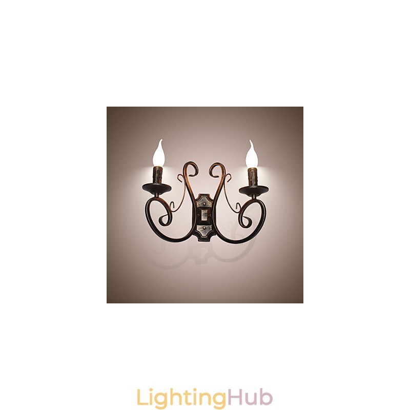 New Retro Attic American Style Retro Wall Lamp Bedroom Lamp Wall Lamp Candle Lamp