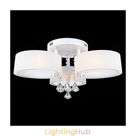 Modern Contemporary Crystal Painting Metal Flush Mount Modern Contemporary Crystal Painting Metal Flush Mount