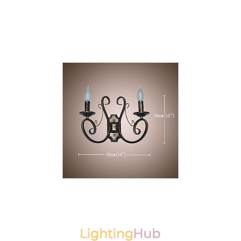 New Retro Attic American Style Retro Wall Lamp Bedroom Lamp Wall Lamp Candle Lamp