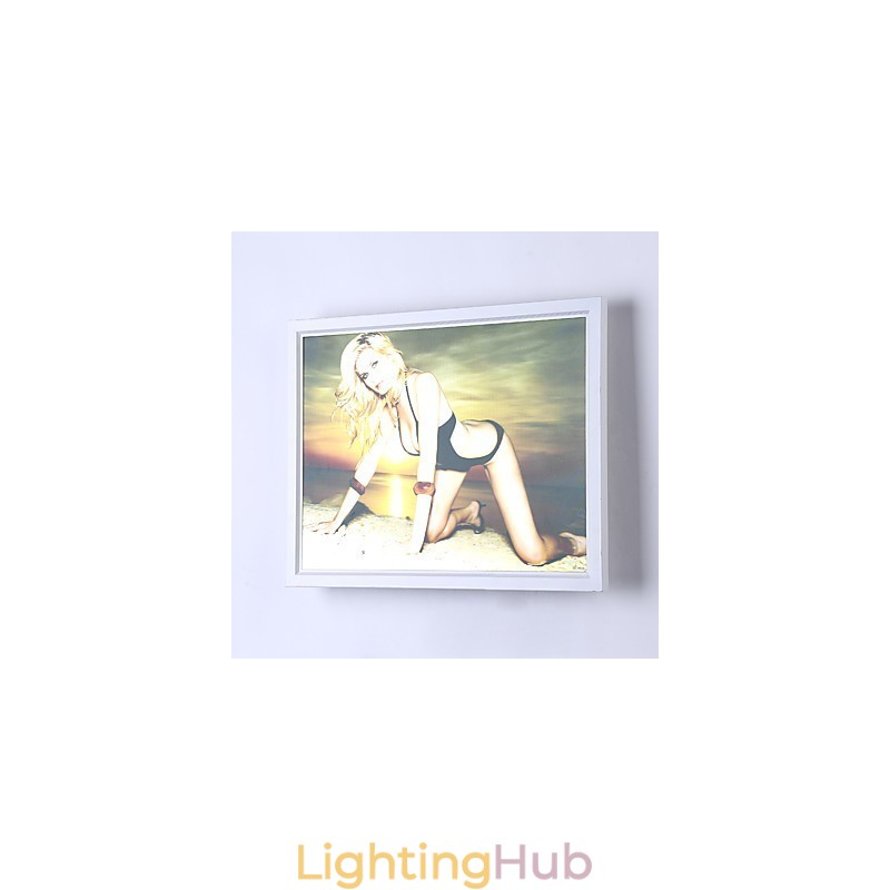 Integrated Modern Contemporary Modern Comtemporary Painting Feature for Ambient Light Wall Sconces