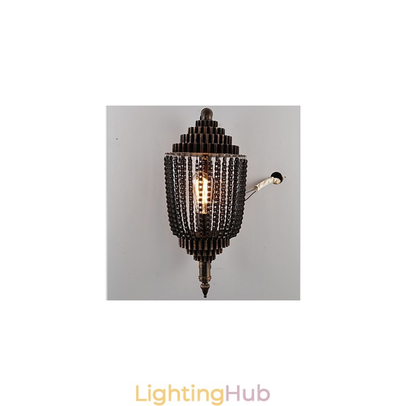 Vintage Iron Industrial Wind Shop Gear Lamp