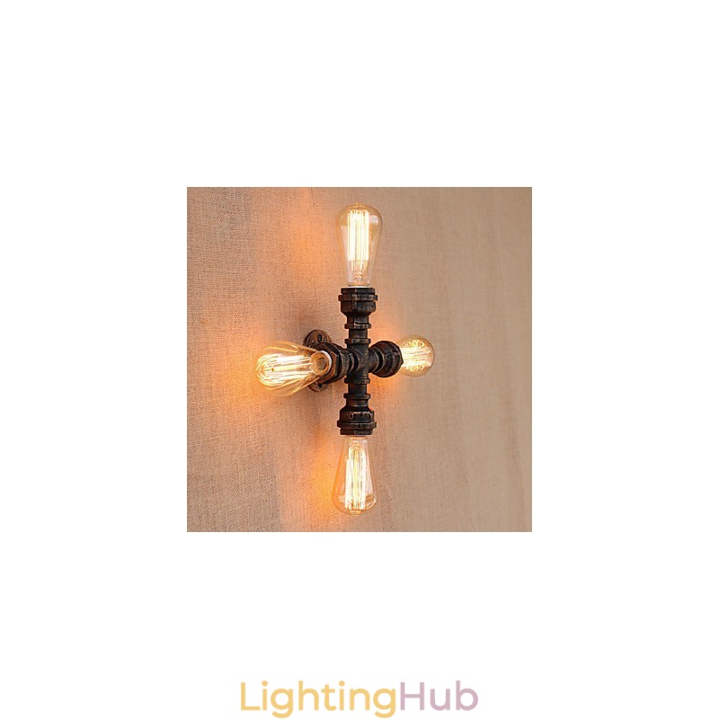 Country Retro Painting Feature for Mini Style Swing Arm Included Ambient Light Wall