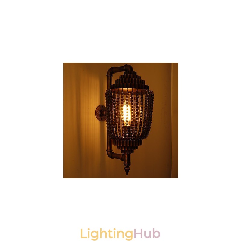 Vintage Iron Industrial Wind Shop Gear Lamp