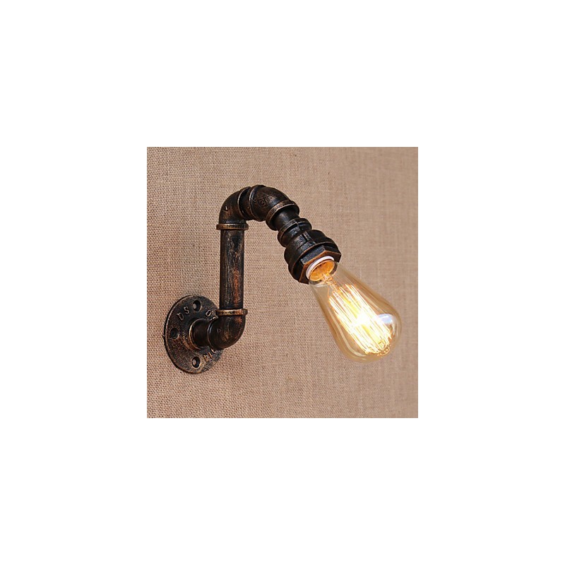 Country Retro Painting Feature for Mini Style Swing Arm Ambient Light Wall Sconces