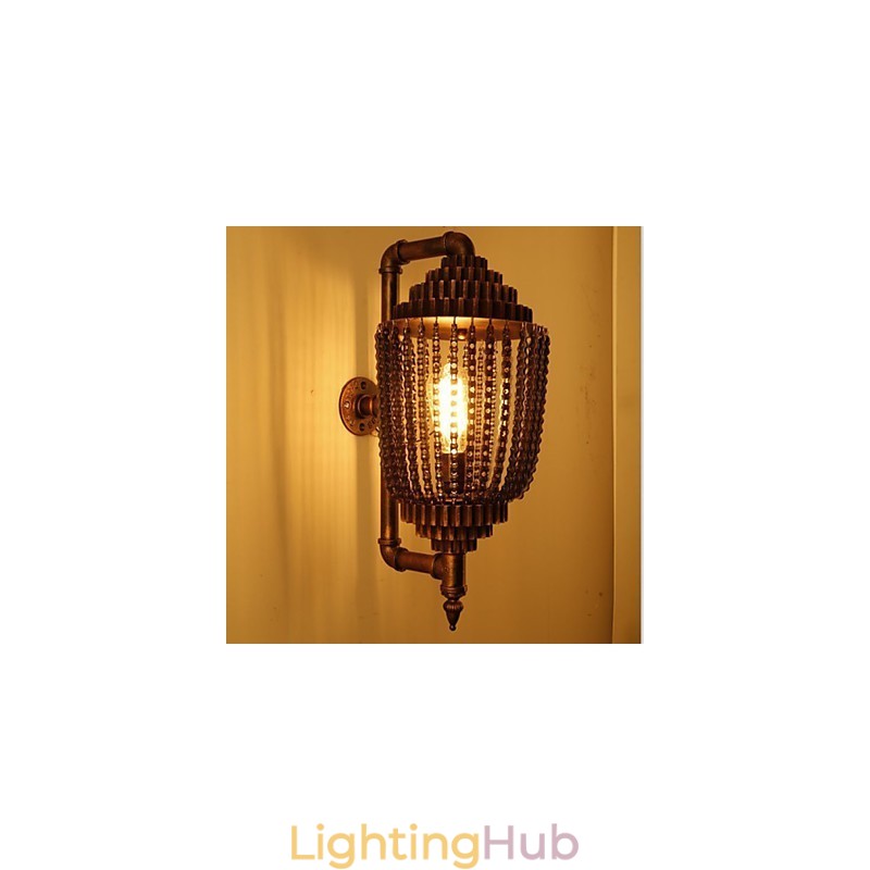 Vintage Iron Industrial Wind Shop Gear Lamp