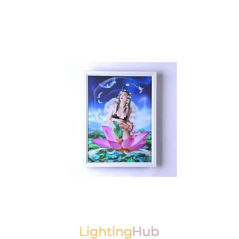 Integrated Modern Contemporary Modern Comtemporary Painting Feature for Ambient Light Wall Sconces