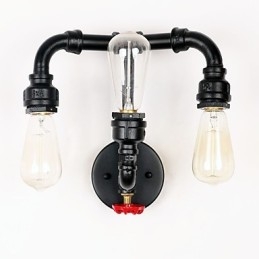 Rustic Lodge Modern Contemporary Country Retro Painting Feature for Mini Style Uplight Wall Sconces