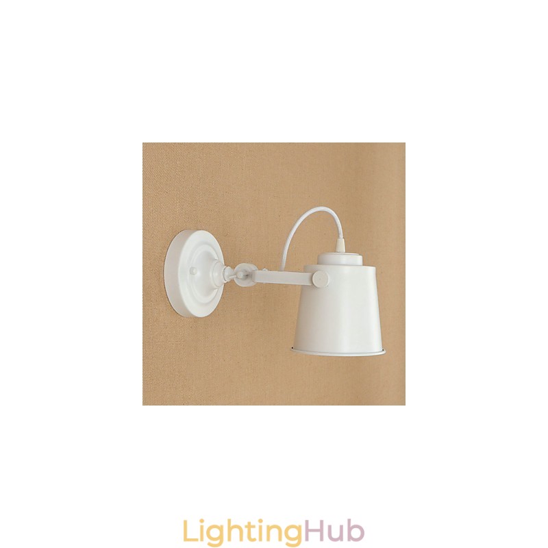 Painted Steel Wall Lamp Dumb Black American Coffee Decoration Retro Wall Light Lightsaber Lamp On Wall