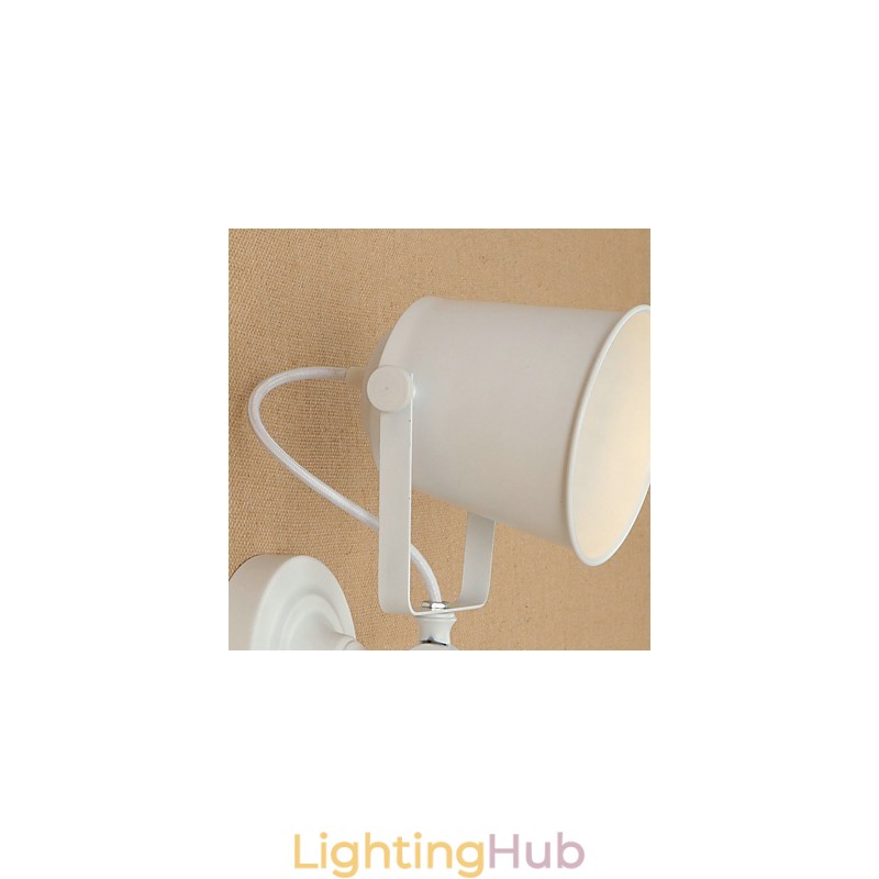 Painted Steel Wall Lamp Dumb Black American Coffee Decoration Retro Wall Light Lightsaber Lamp On Wall