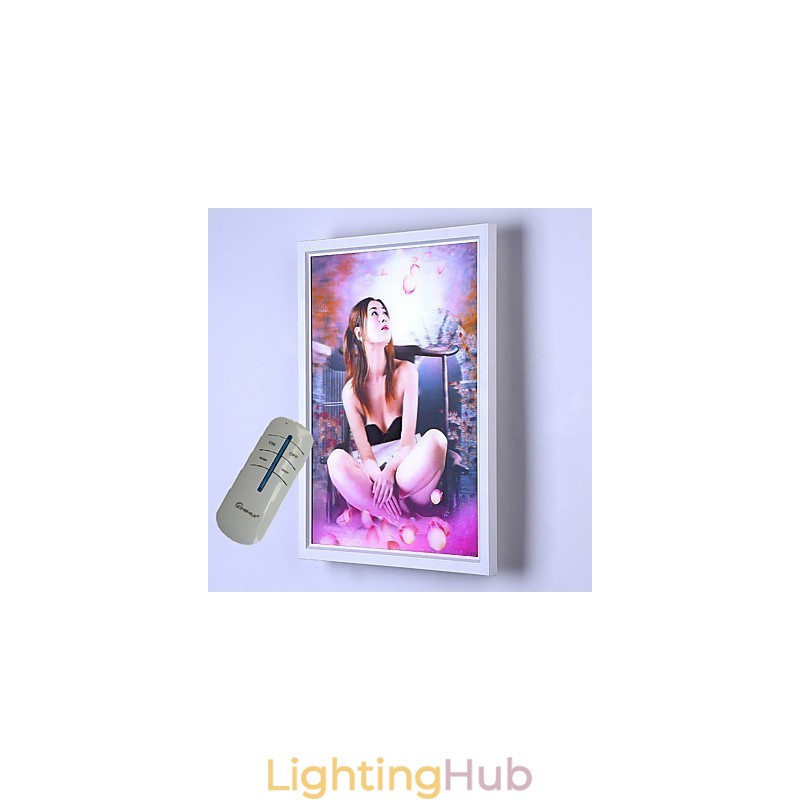 Integrated Modern Contemporary Modern Comtemporary Painting Feature for Ambient Light Wall Sconces
