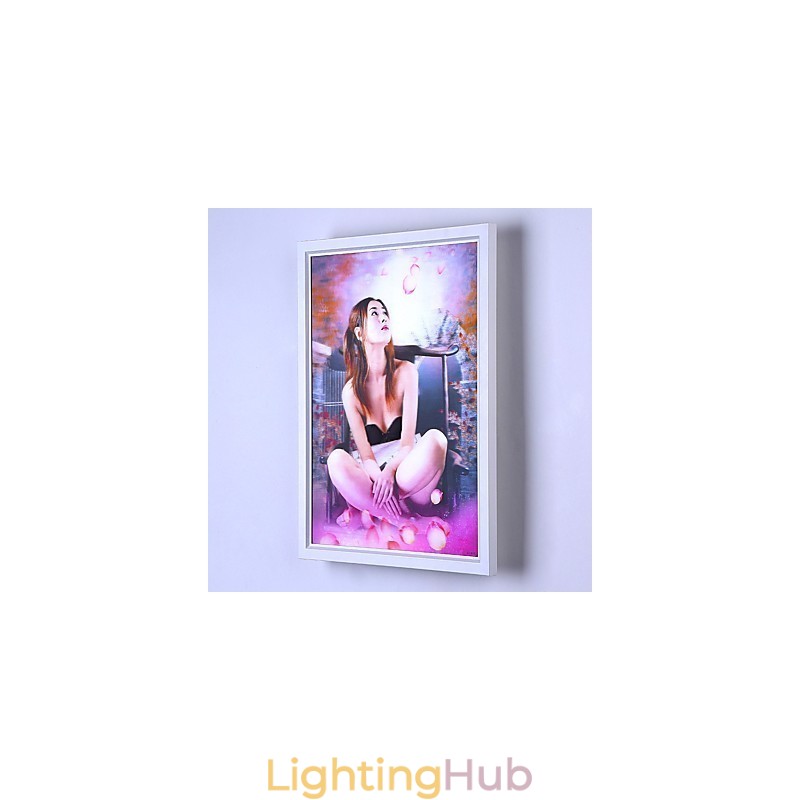 Integrated Modern Contemporary Modern Comtemporary Painting Feature for Ambient Light Wall Sconces