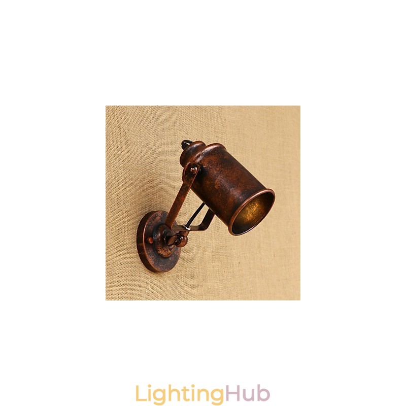 Painted Steel Wall Lamp Dumb Black American Coffee Decoration Retro Wall Light Lightsaber Lamp On Wall