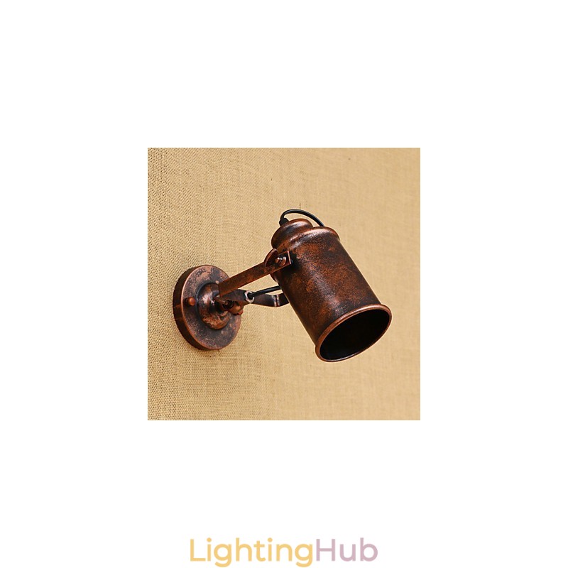 Painted Steel Wall Lamp Dumb Black American Coffee Decoration Retro Wall Light Lightsaber Lamp On Wall