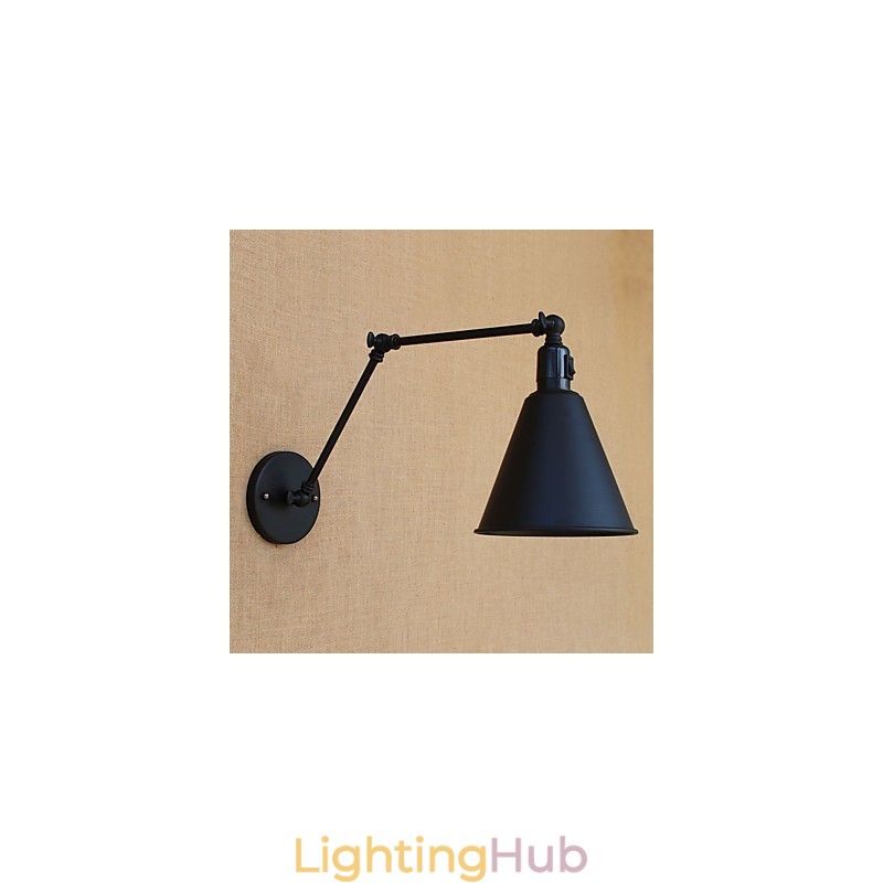 Country Retro Painting Feature for Mini Style Swing Arm Eye Protection Downlight Swing Arm Lights