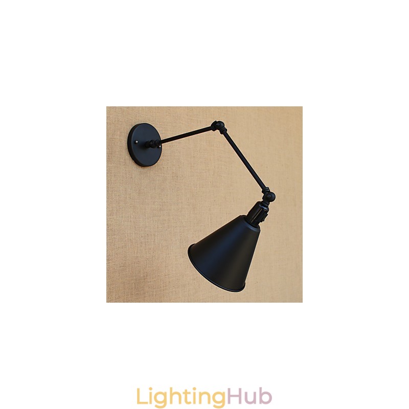 Country Retro Painting Feature for Mini Style Swing Arm Eye Protection Downlight Swing Arm Lights