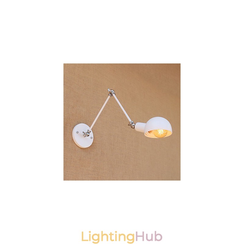 Vintage Country Painting Feature for Mini Style Swing Arm Eye Protection Ambient Light Swing Arm LightsWall